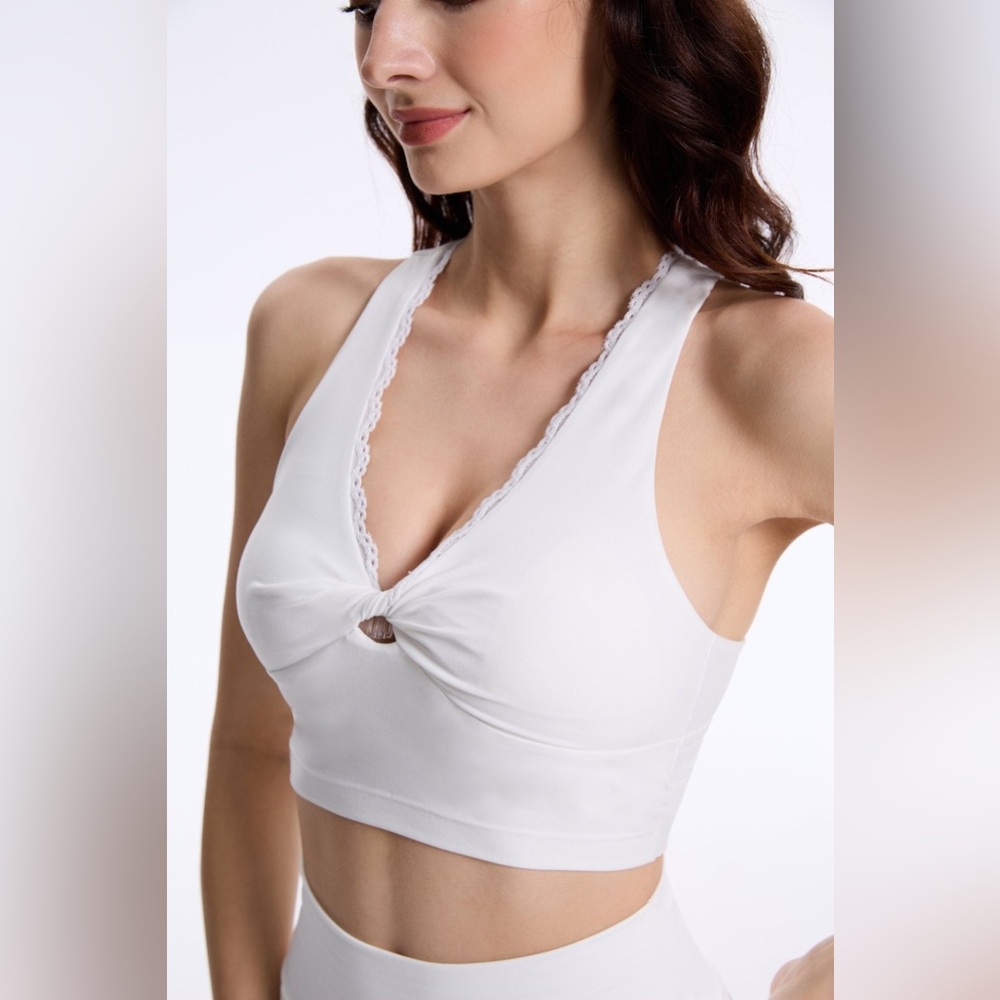 SILVERWIND, Ballet Lace Knot Bra - White, xsmall